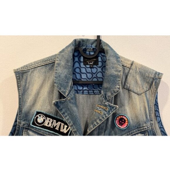 RARE VIVIENNE WESTWOOD X LEE "HIPPIE WAISTCOAT" DENIM PATCH VEST I - Picture 2 of 15
